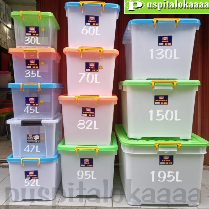 CARGO CONTAINER BOX PLASTIK SHINPO | CONTAINER BOX RODA