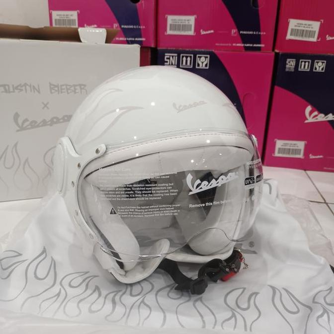helm vespa justin bieber 100%