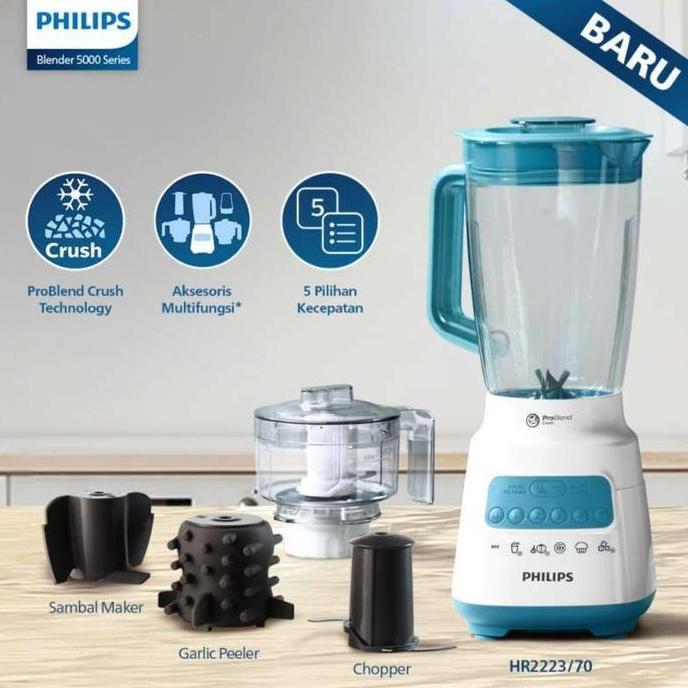 PHILIPS BLENDER PLASTIK 2L HR2223/30 HR2223 HR 2223