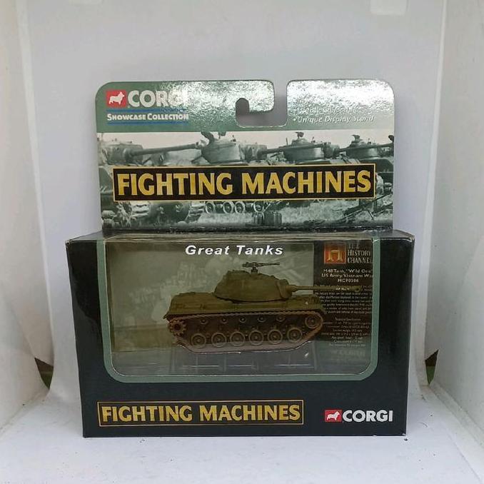 corgi m48 tank us army vietnam war fighting machines diecast (s)