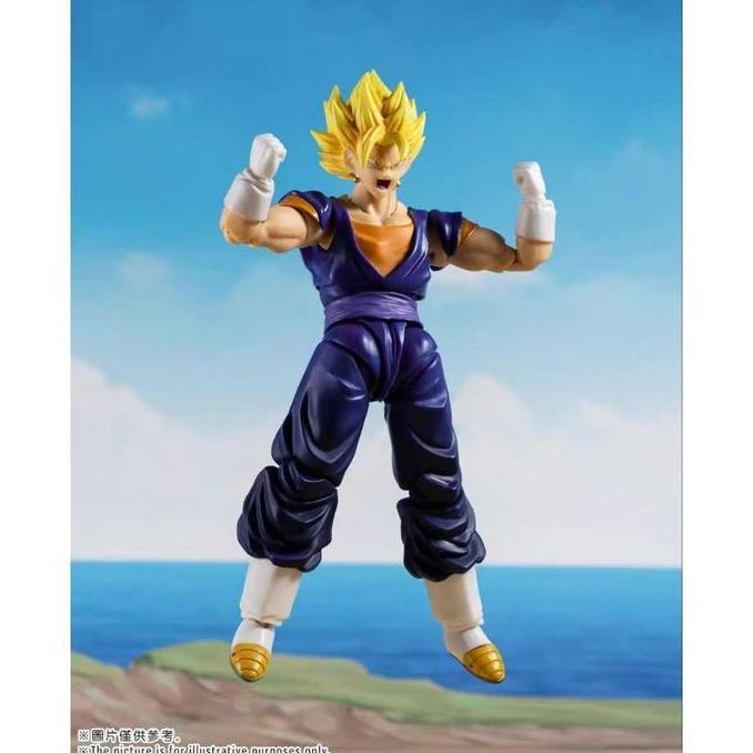 Shf Dragon Ball Z Action Figures Vegetto / Vegito 18cm Artikulasi Recast