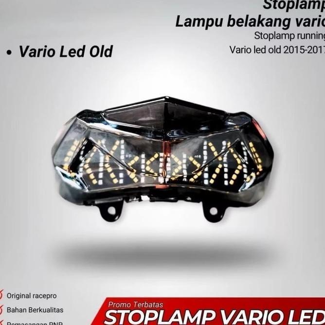 Lampu Rem Stoplamp Runing Vario Led Old Lampu Belakang Stoplamp Vario 125 150 Led Techno 2017 Bintik