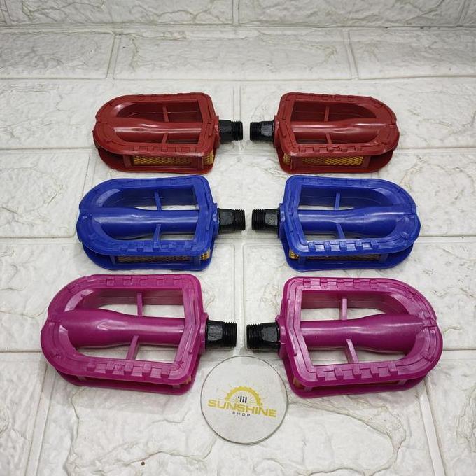 Promo Pedal As Besar Sepeda Anak 12 16 18 Michel 9/16 Pvc Untuk Crank Gir Tengah As Bb Kotak Dan As 