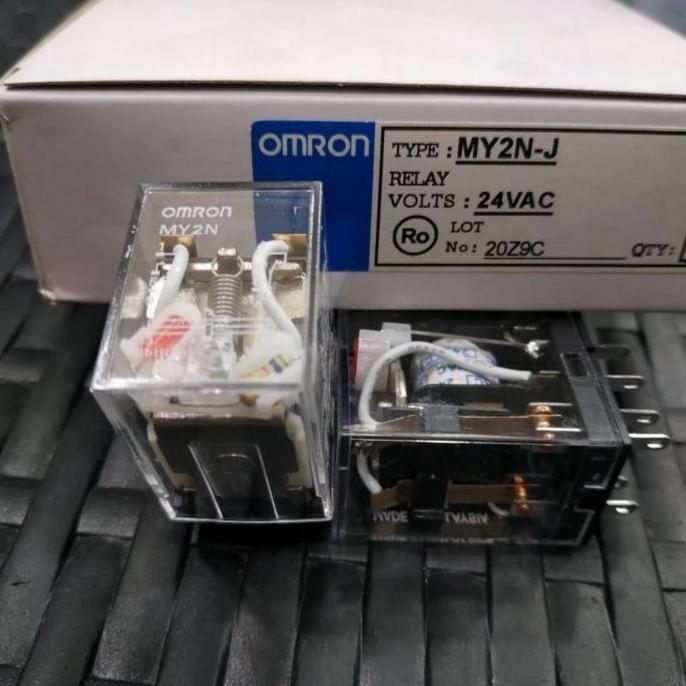 relay omron my2/my2n 24vac 8 kaki original/relay my2n 24vac original TERBATAS