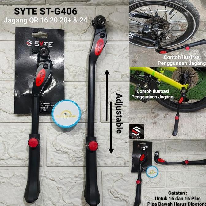 Promo Jagang Samping Qr Syte Standar Sepeda Lipat 16 18 Dan 20 Hub Freehub Quick Release Cod