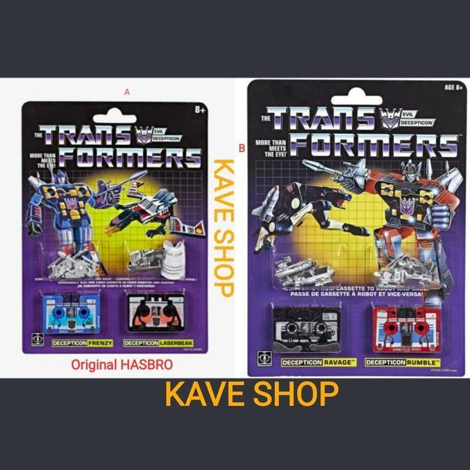 Transformers EVIL DECEPTICON : Ravage Rumble - Frenzy Laserbreak