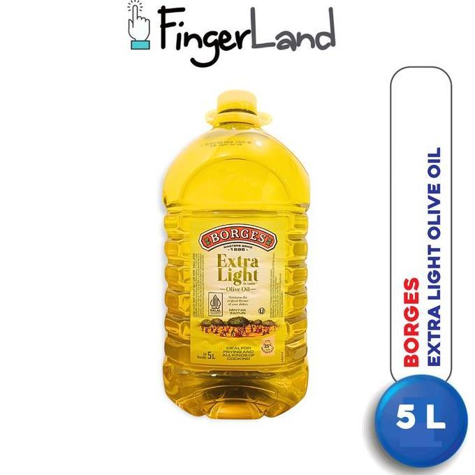 BORGES Extra Light Olive Oil 5 Liter Minyak Zaitun