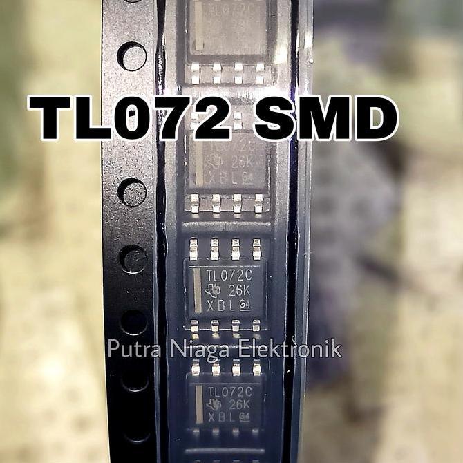 Murah (1) ic TL072C SMD SOP8 TL072 Original TL 072 High Quality putran1a Juara