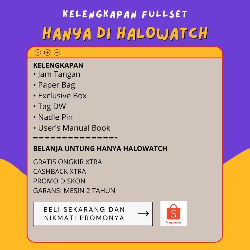 (ORIGINAL 100%) Jam Tangan Wanita Daniel Wellington Original Petite Plus Gelang Analog Jam Tangan Ke