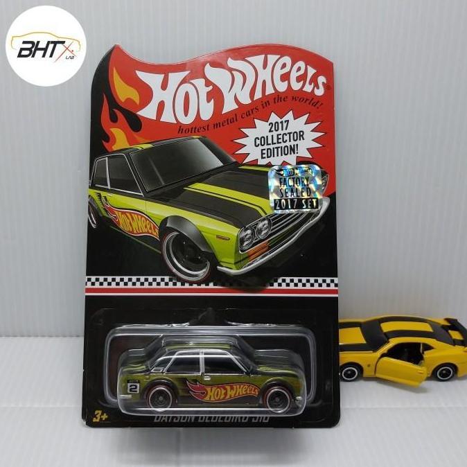 Hot Wheels Collector Edition 2017 Datsun Bluebird 510 Factory Sealed Mail-In FS Hotwheels