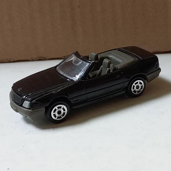 MAJORETTE MERCEDES BENZ 500 SL 500SL DIECAST LOOSE HITAM (S)