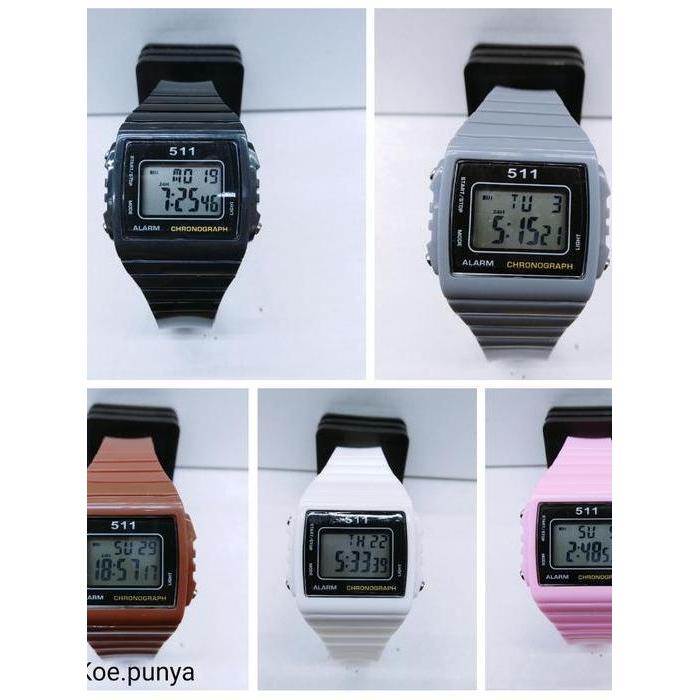 Jam Tangan Digital Segi 511