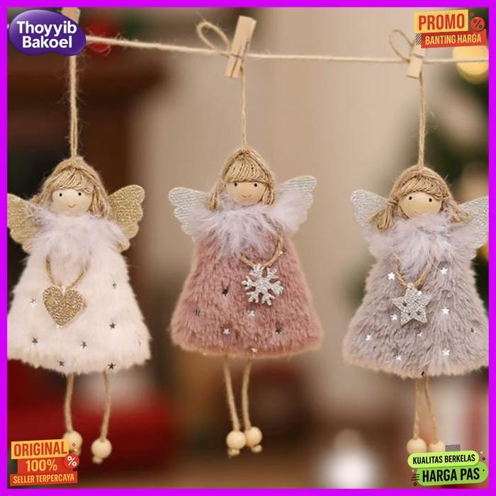 Aksesoris Natal / Hiasan Dekorasi Natal / Gantungan Natal Malaikat