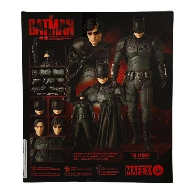 The Batman Action Figure Mafex No 188 Pattinson 2022 Recast