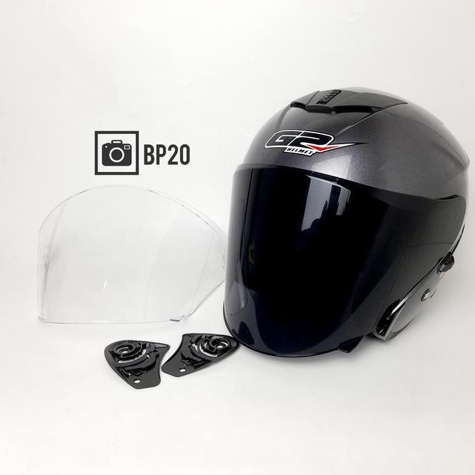 Kaca Helm G2 OPTIMAX - Flat Visor Helm G2 OPTIMAX