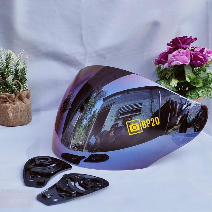 kaca helm kyt dj maru kyt ink centro warna biru