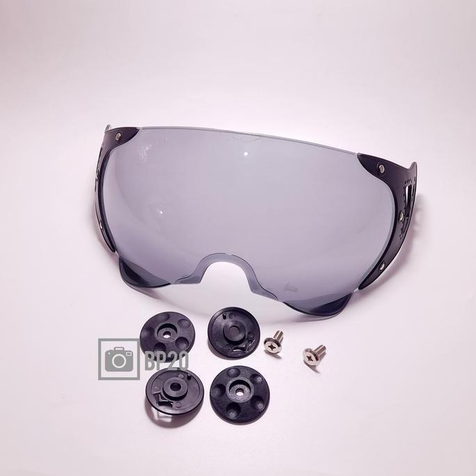 Kaca Helm Pilot - Visor Helm Pilot untuk Helm Bogo Model Pilot - Baut, Motorcycle