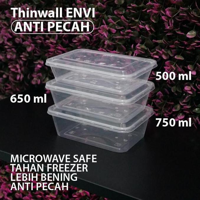 New-  Thinwall Anti Pecah 2000 ml - Thinwall ENVI - Square