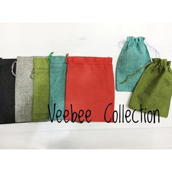 ------] tas kanvas 15x20cm/kantong sovenir 15x20cm