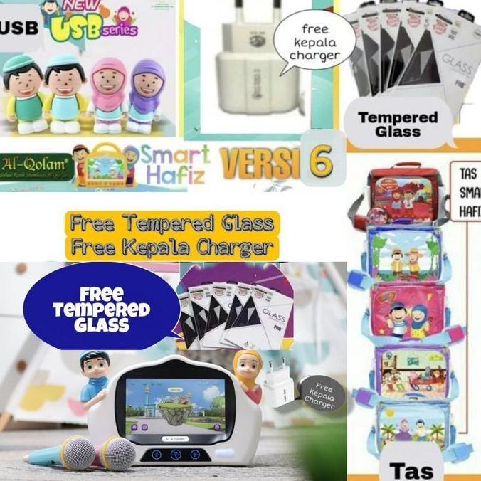 Ready Paket Lengkap Smart Hafiz New Versi 6, Usb, Tas Dan Tempered Glass