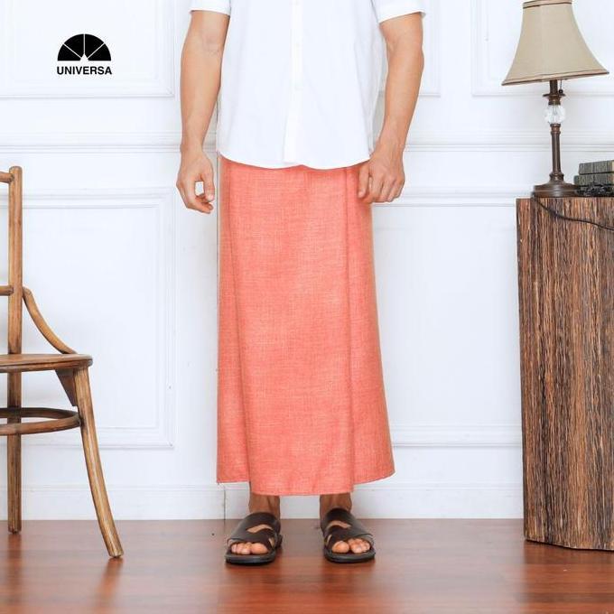 Sarung Universa - Orange (Premium Sarong) | Sarung Polos  Muslim | Sarung  Dewasa Pria