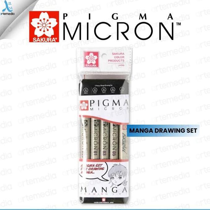 Drawing Pen Sakura Pigma Micron Manga Drawing Set