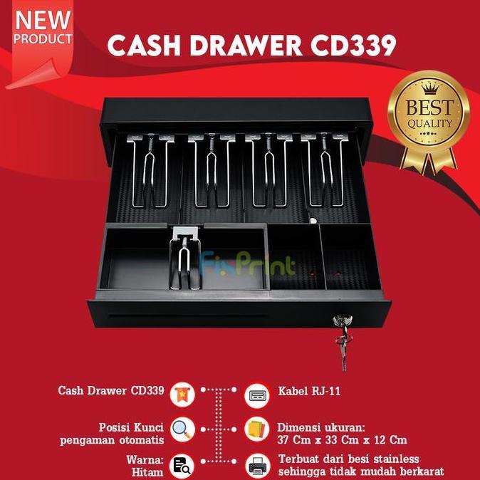 Cash Drawer Iware CD339 CD-339 Laci Uang Kasir CD 339 Mini New