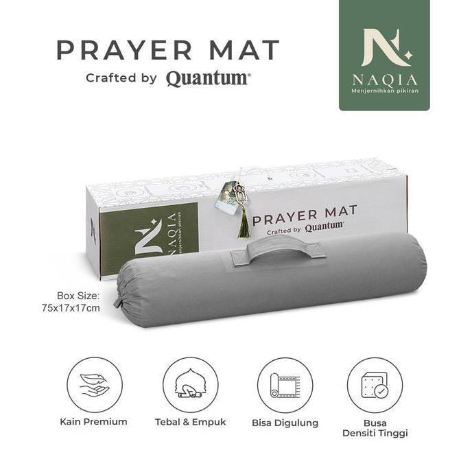 Naqia Prayer Mat By Quantum / Sajadah Premium / Tebal&Empuk