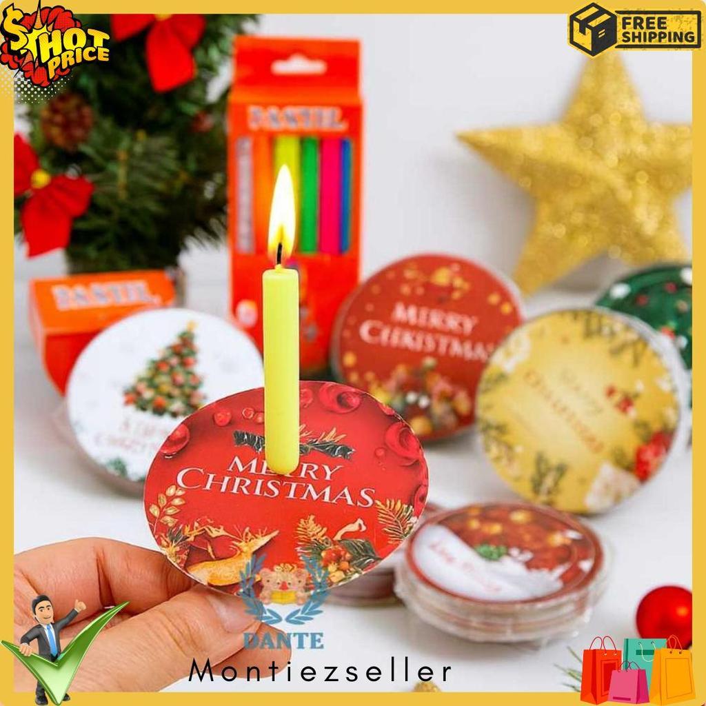 Cod Lilin Kecil Natal - Tatakan Lilin Tema Natal