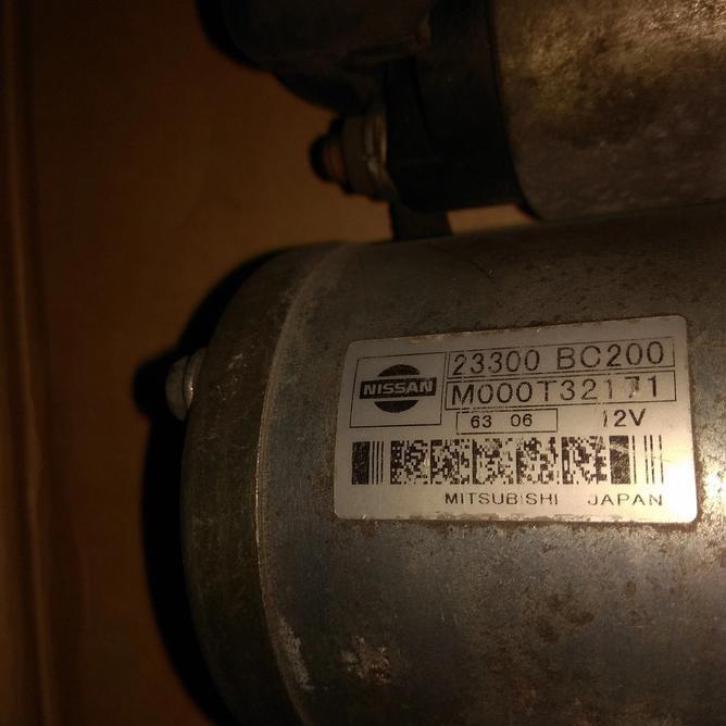 Dinamo Stater Starter Dinamo Jalan Mobil Nissan Grand Livinax-Gear 1.5