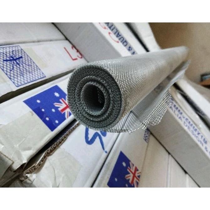 Kawat Parabola Aluminium Kawat Nyamuk Aluminium Silver Per Roll