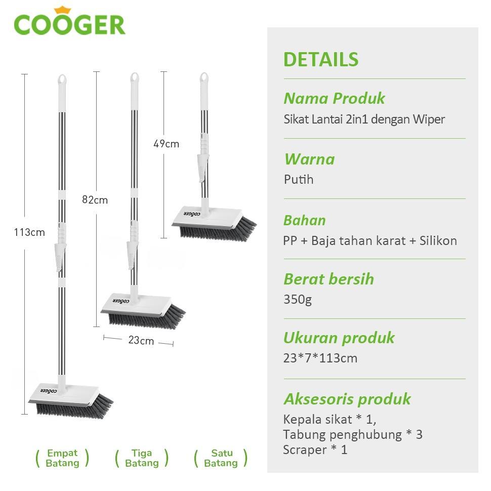 COOGER Pel Semprot Lantai Water Tank Dengan Gagang Penyemprot Air Segala Jenis Lantai