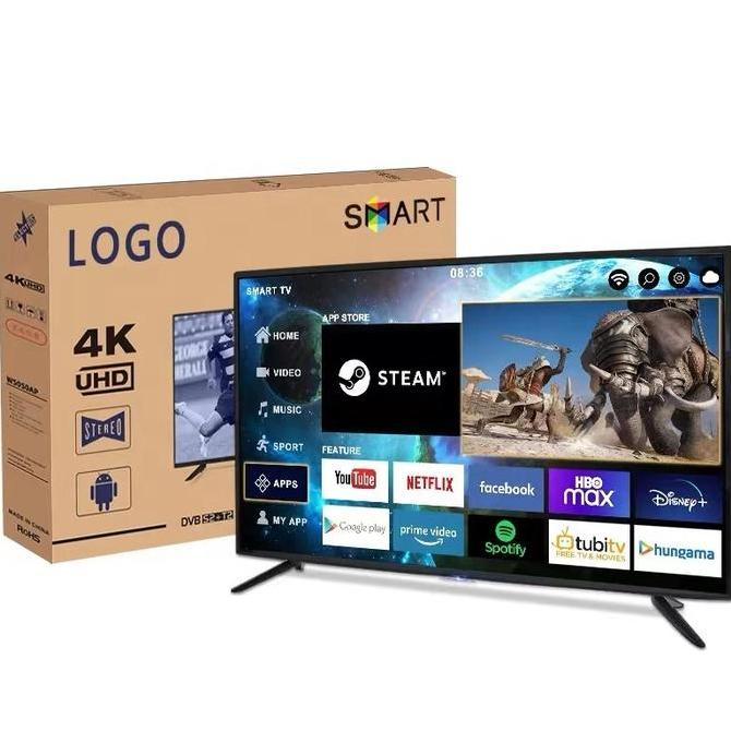 Terlaris Android Smart Tv China 32 42 50 55 65 Inch Flat Screen Hd Led Tv Ion Black