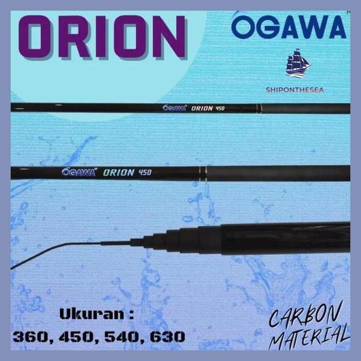 (PANCING) JORAN TEGEK CARBON OGAWA ORION PANJANG 360 450 540 630 SIAP KIRIM