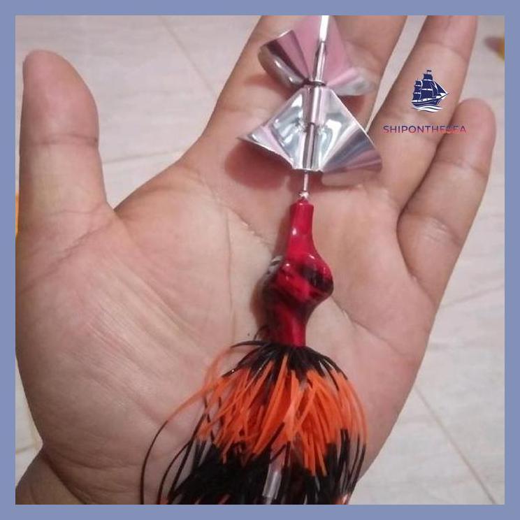 (PANCING) SLATER DOUBLE KIPAS UMPAN TOMAN GABUS PACKING AMAN