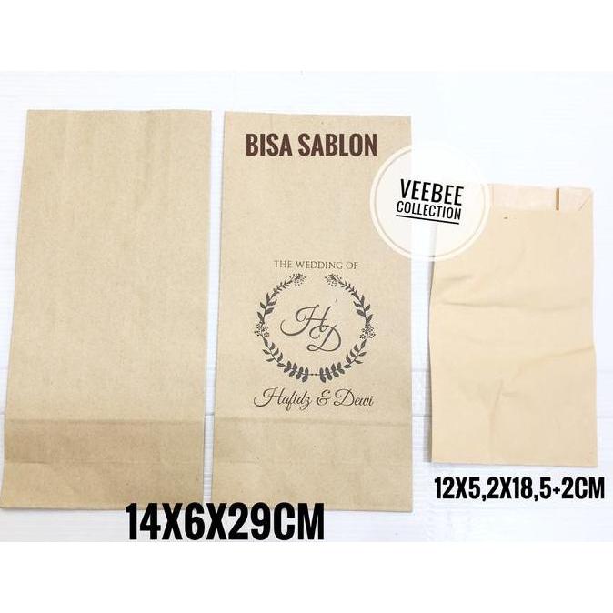 <<<<<] Kantong kertas snack pendek/ paperbag/ snack paperbag/ kantong kertas