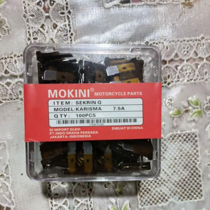 Sr-32 Sekring Besar Fuse Lebar  7.5/10/15/20/25/30 A (100) Pcs Pf02 Murah