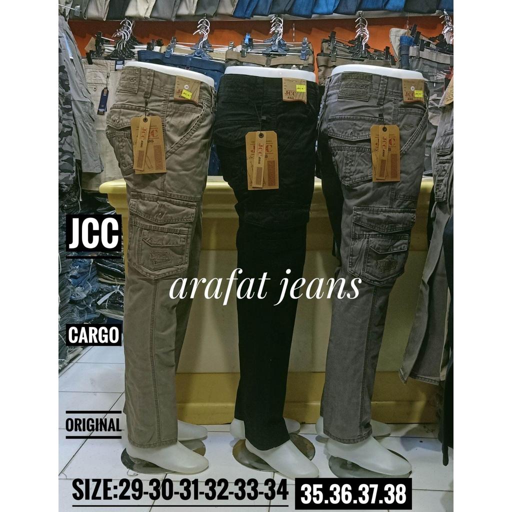 Grosir Celana Cargo Jcc Casual Panjang Pria Kantong Samping/Kantong Banyak