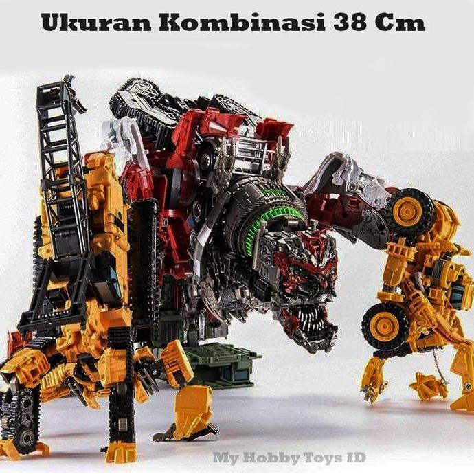 Ganilema_Seven - Mainan Robot Transformers Devastator 8-In-1 - Gabungan Robot Besar Anak