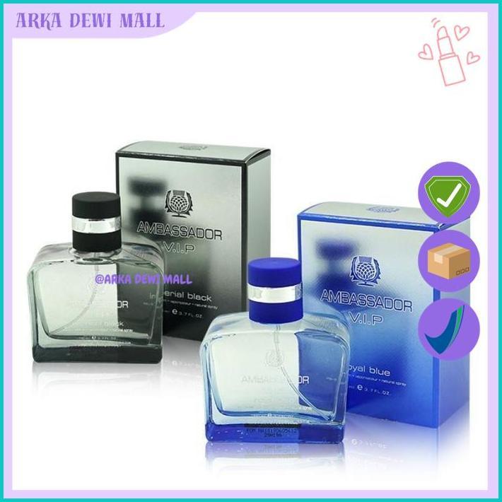 AMBASSADOR VIP EAU DE PARFUM 110ML - PARFUM PRIA AMBASSADOR VIP 110ML KUALITAS BERKELAS !!