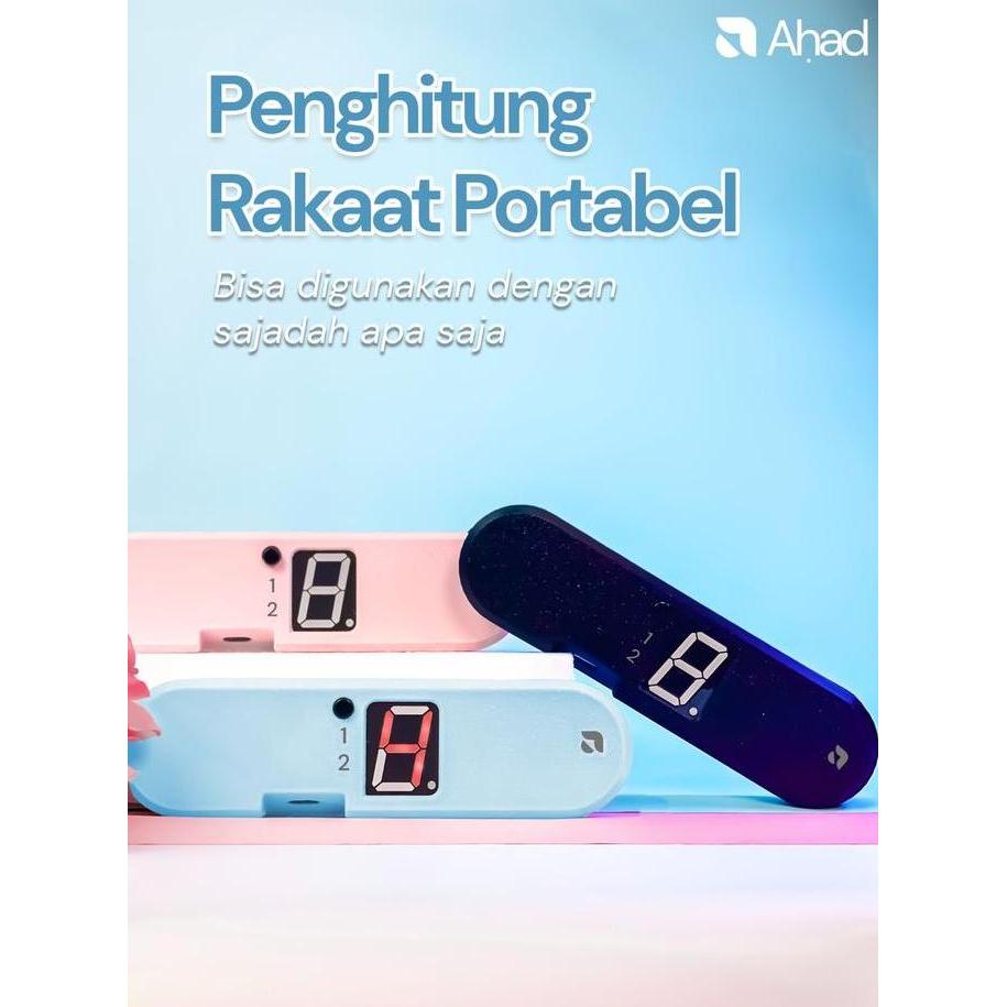 Penghitung rakaat dengan kompas kiblat digital - Qibla finder- bisa sajadah apa saja Muslim Tasbih