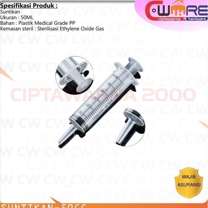 ------] suntikan 50ml tinta obat parfum Tipe Spuit Lubang tengah