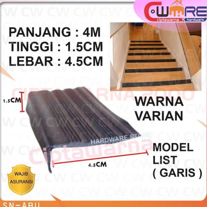 >>>>>] Step Nosing stepnosing Karet Tangga lapisan pijakan tangga anti slip
