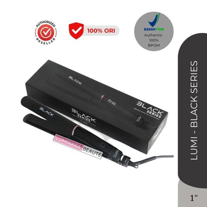 Lumi Black Series 1" - Catokan Rambut Styling Rambut