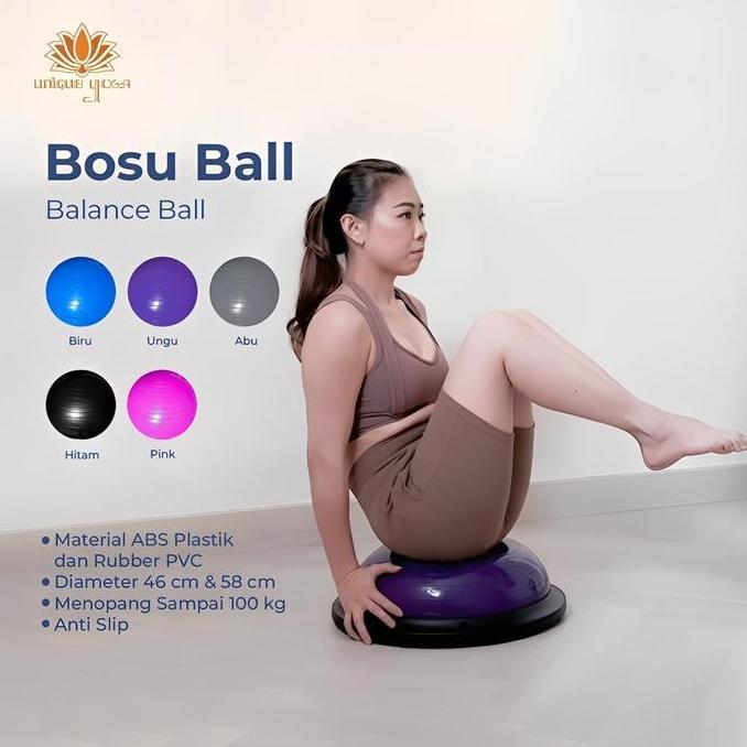 Terlaris Bosu Balance Ball/Bosu Ball Yoga Gym Ball Balance Step Trainer Fitness