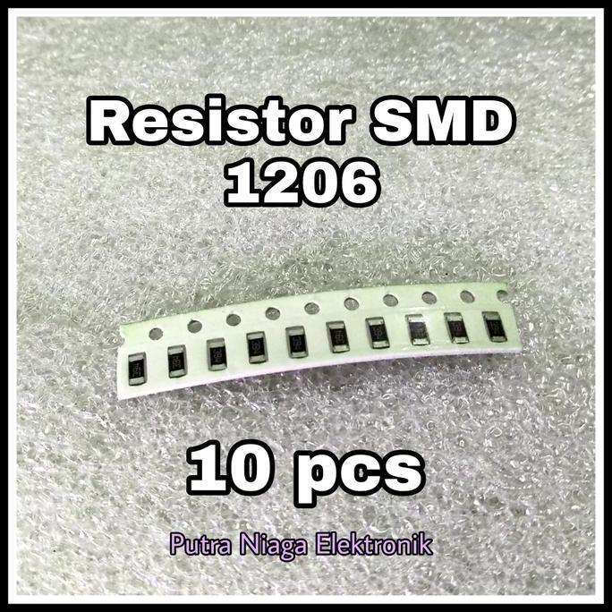 (20pcs) Resistor SMD 1206 0 Ohm Chip 0R Tahanan SMD1206 R 0ohm putran1a Diminati Banget