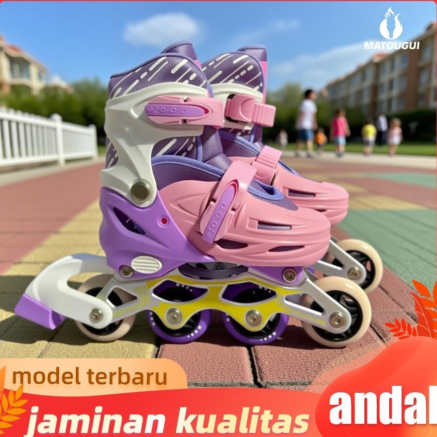Matougui sepatu anak perempuan/sepatu roda anak perempuan/sepatu roda/sepatu roda dewasaa
