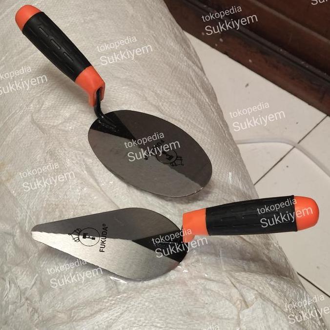 ] Sendok Semen Fiber Fukuda Cetok Ujung Lancip / Bulat