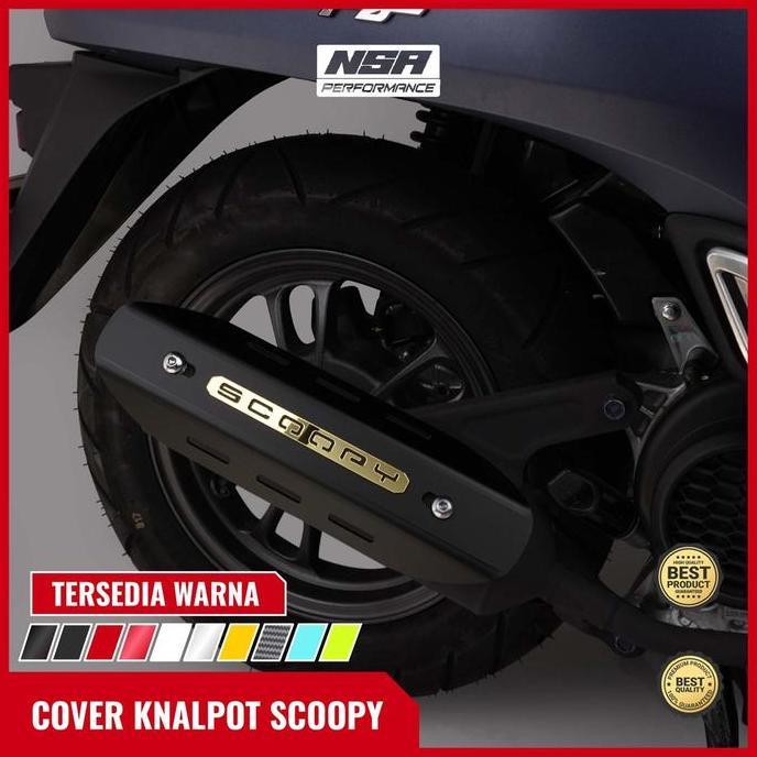 NSA COVER KNALPOT SCOOPY TUTUP KNALPOT ALL HONDA SCOOPY COVER KNALPOT SCOOPY TAMENG KNALPOT SCOOPY B