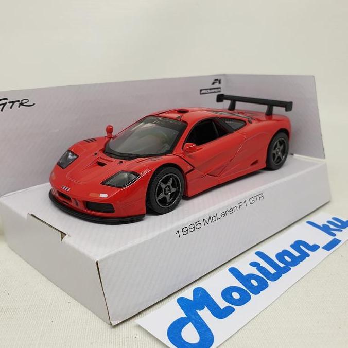 opaljavanes99 - diecast mclaren f1 1995 kinsmart 1:34 miniatur sport car
